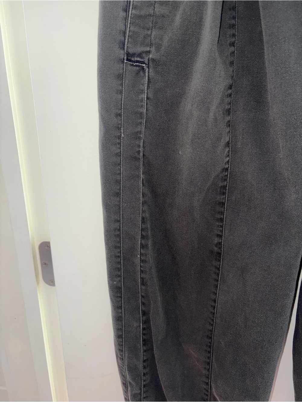 vintage Marithe Girbaud Francois pleated tapered leg chino pants sz 32 - Picture 6 of 9